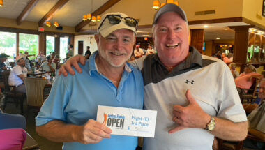 E Flight - 3rd Place - $100.00 } Larry McIntyre (Left) & Robb O'Brien1